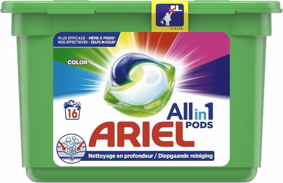 550x357 Ariel All-in-1 Pods Wasmiddelcapsules Color 16 stuks