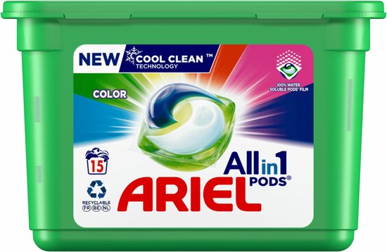 550x358 6x Ariel All-in-1 Pods Wasmiddelcapsules Color 15 stuks