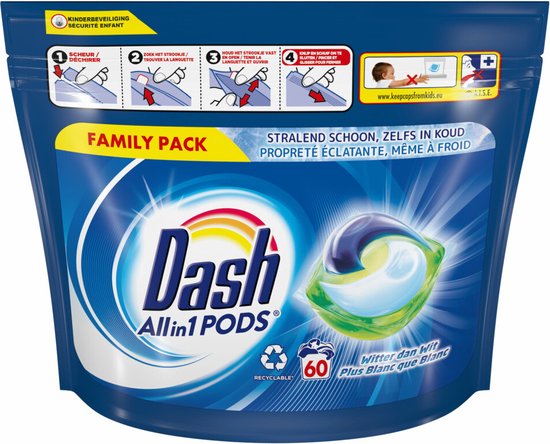550x444 Dash Witter dan Wit All in 1 Pods - 60 pods