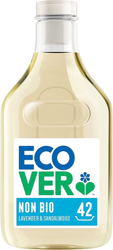 Ecover - Non Bio - Wasmiddel - Lavendel & Sandelhout - 6 X 1.5L - Milieuvriendelijk